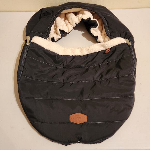 Lot Of 2 Infant Car Seat Covers - Pink & Black By SkipHop & JJ Cole Winter Baby - Picture 5 of 10